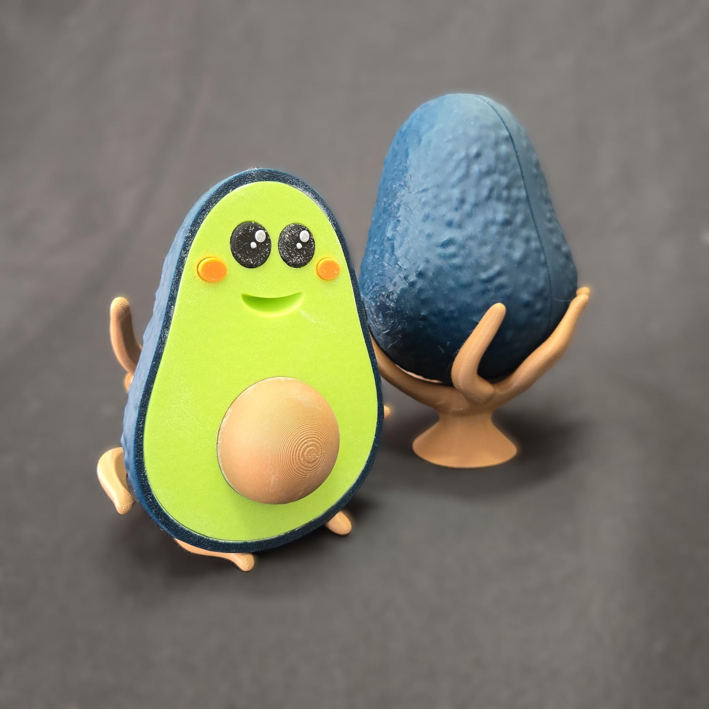 Bad Avocado or Bad Peach Figurine