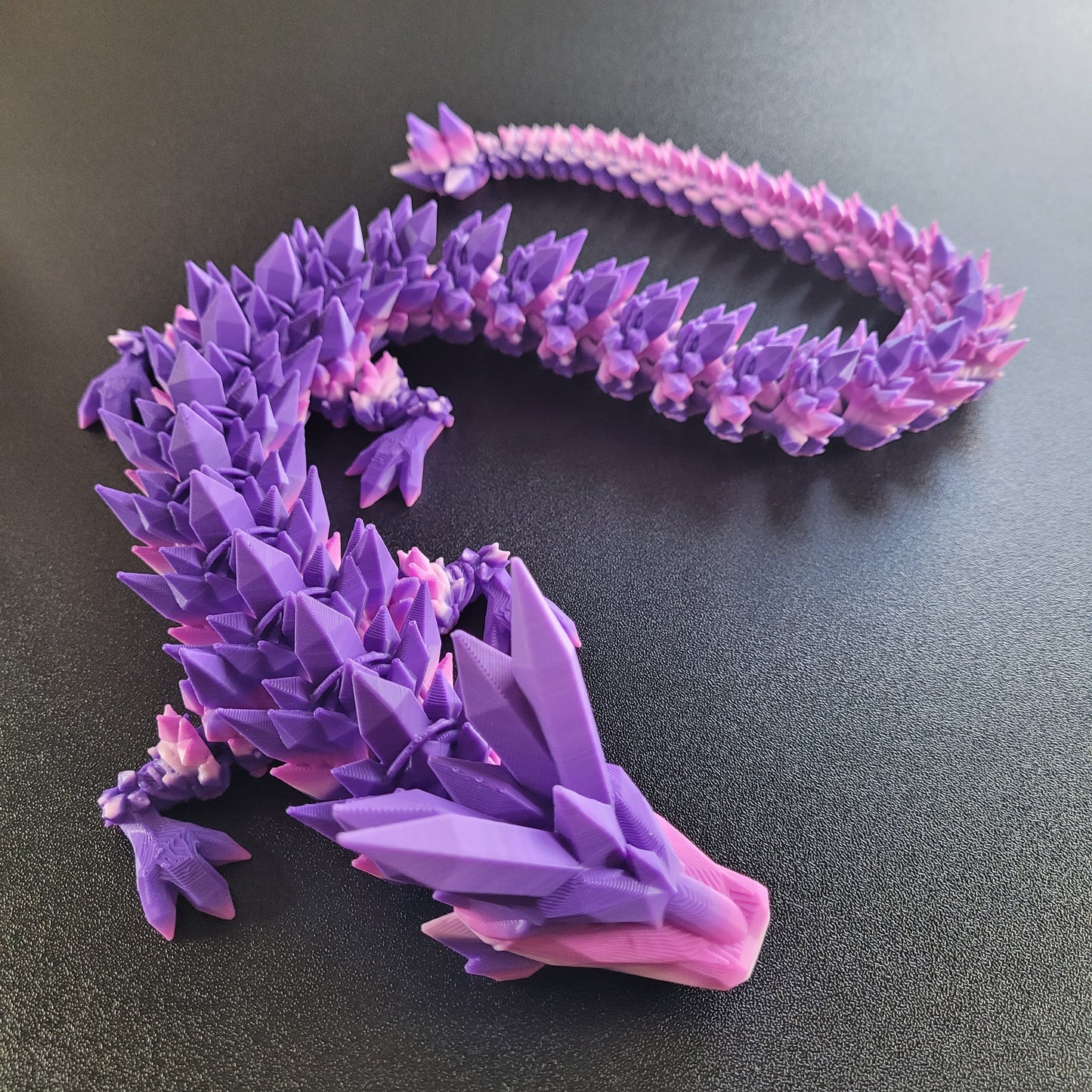 Crystal Dragon – Articulating Multi-Colored